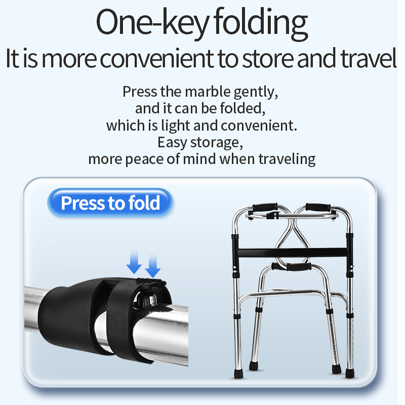 Walking aid for the disabled, booster for the elderly, walking aid frame, four-legged crutch chair,Four-legged walking aid