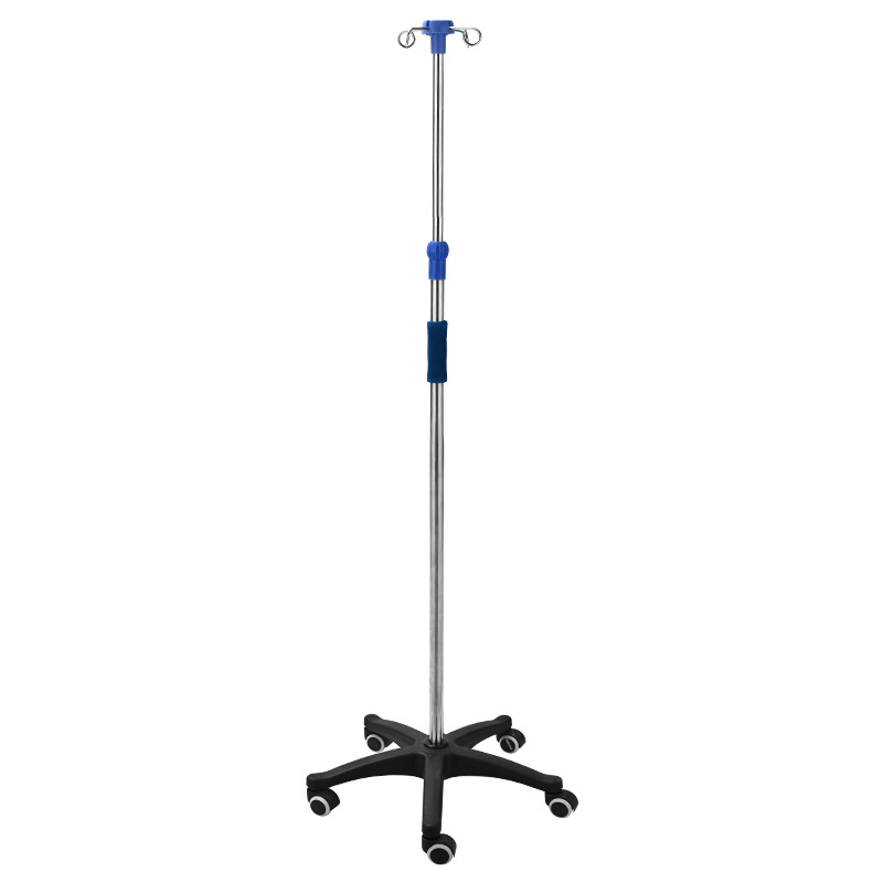 Factory price Infusion stand and Accessories , adjustable height easy to move hospital infusion stand drip stand IV pole