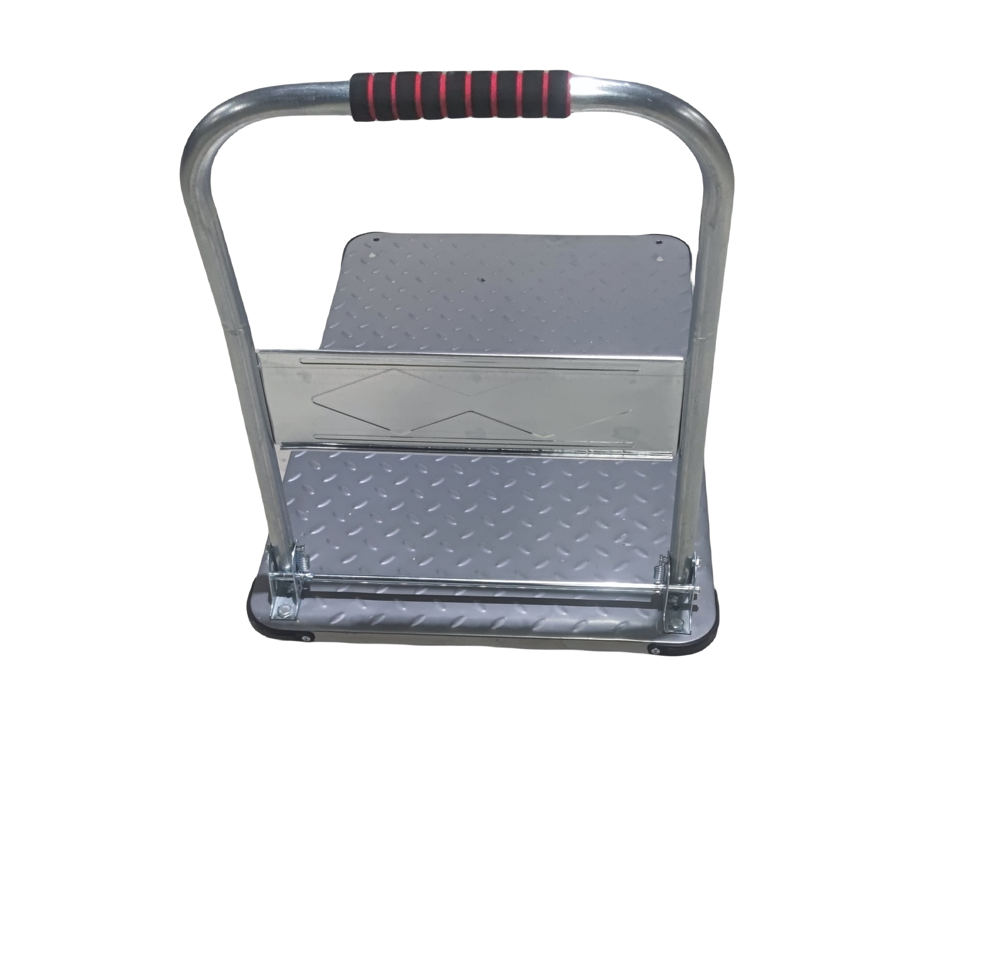 Steel Platform Push Cart Foldable Platform Hand Trucks Folding Tools Stainless Steel OEM Transportation Storage Trolley