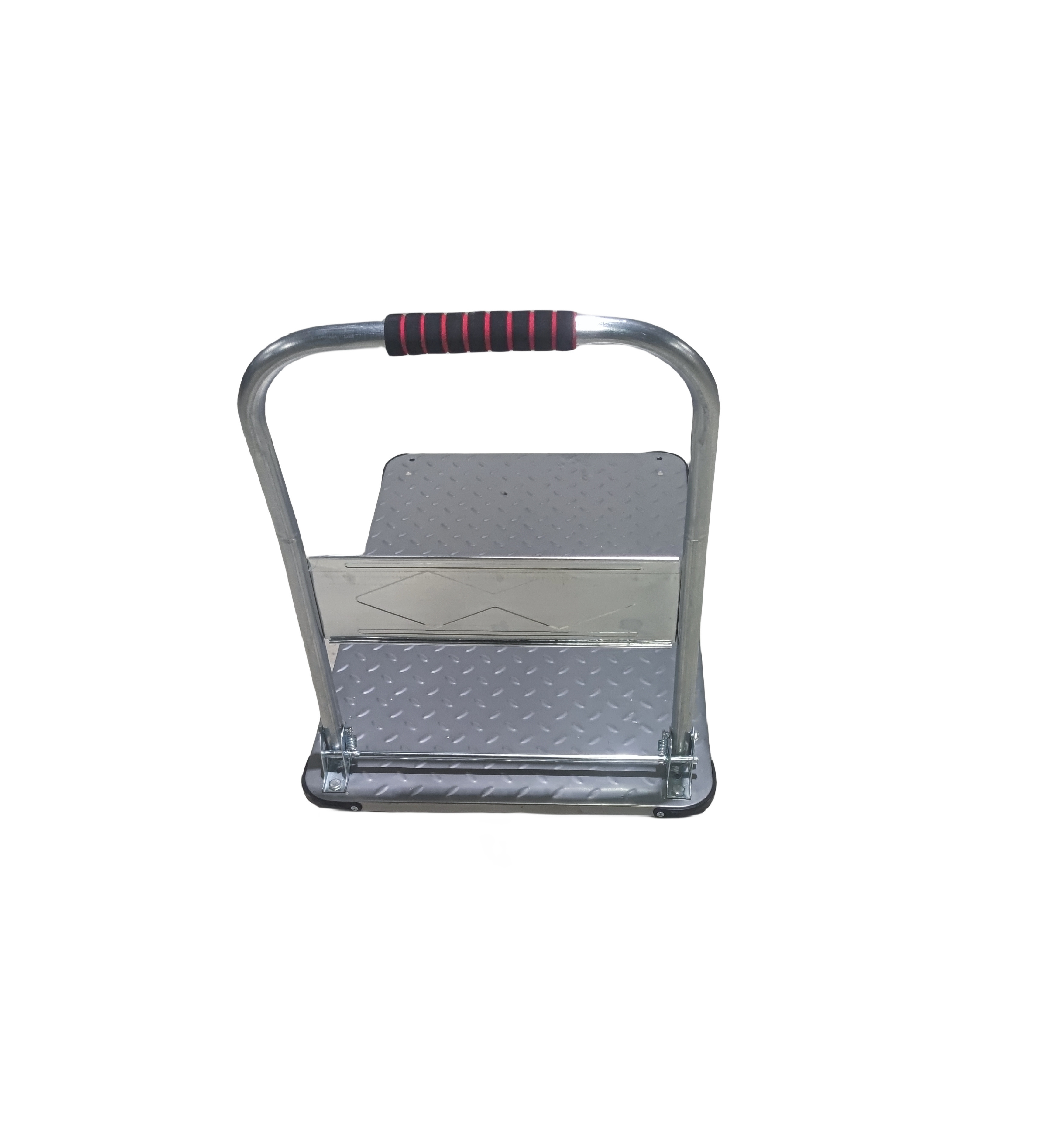 Steel Platform Push Cart Foldable Platform Hand Trucks Folding Tools Stainless Steel OEM Transportation Storage Trolley