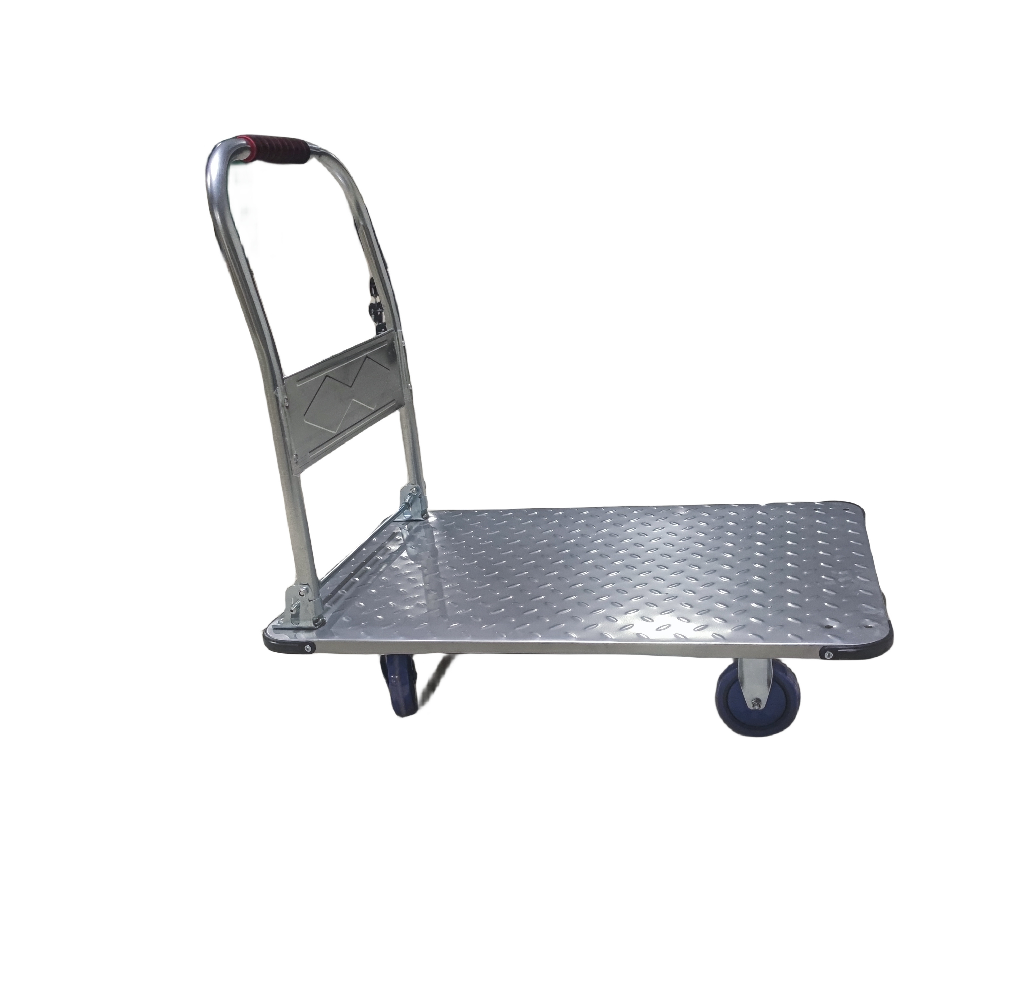 90*60cm  foldable platform cart hand trolley carts stainless steel trolley