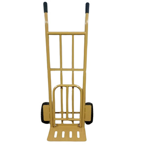 Industrial transport multi-purpose two-wheeled hand trolley