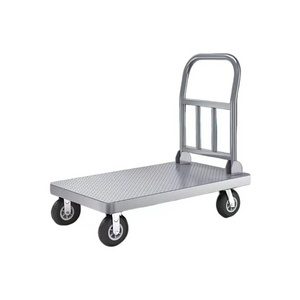 90*60cm heavy duty steel hand carts trolleys 500kg industrial foldable transportation