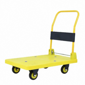 Manufacturers sell wholesale 900*600mm load 350kg yellow platform hand truck cart trolley