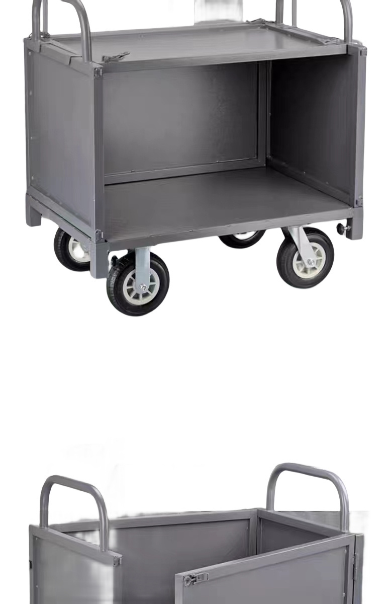 Metal Heavy Duty Platform Truck/Industrail Steel Platform Cart/Folding Hand Trolley