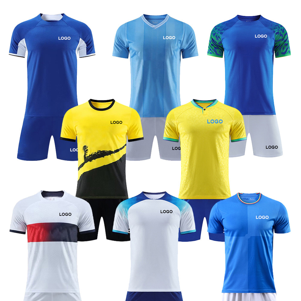 2024 New Season Custom Football Uniform Jersey Set Football Jersey Sportswear Soccer Wear Fans Player Football Club Shirts