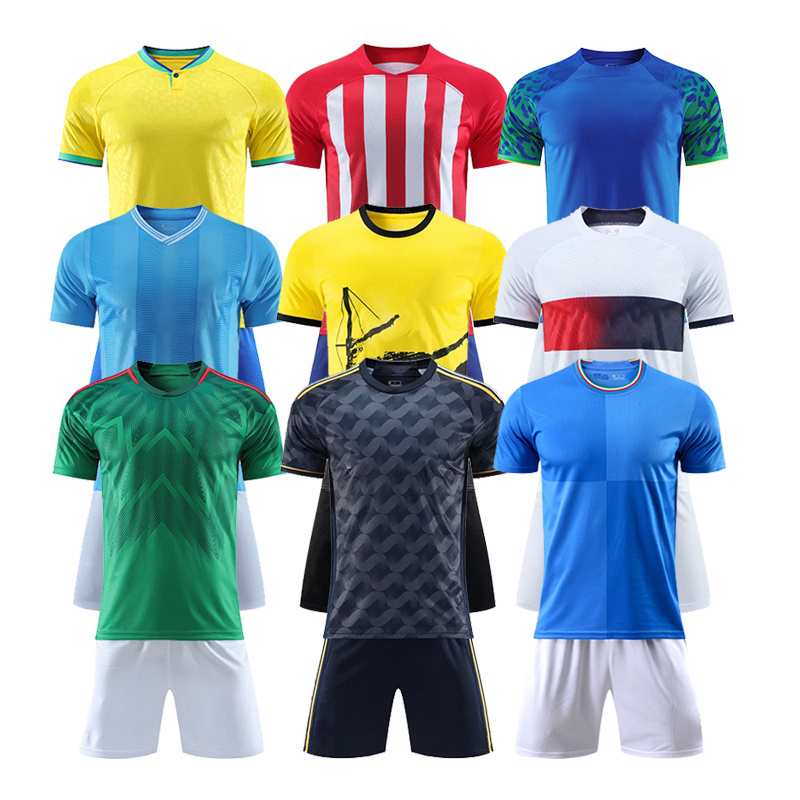 2024 New Season Custom Football Uniform Jersey Set Football Jersey Sportswear Soccer Wear Fans Player Football Club Shirts