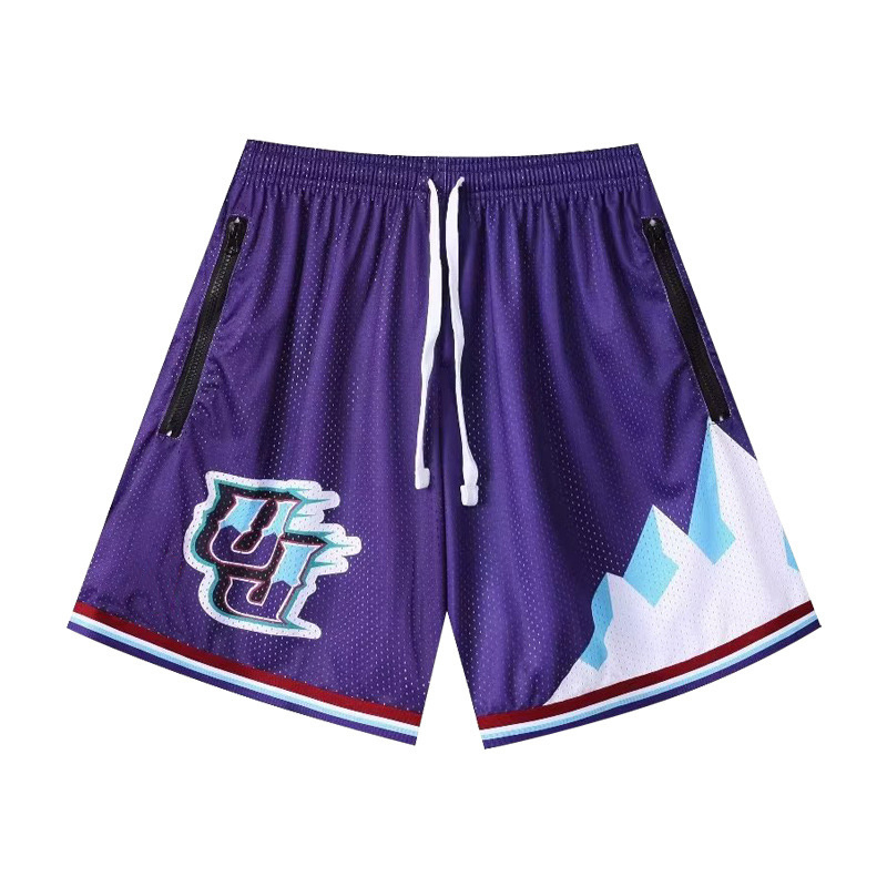 2024 wholesale custom sublimation printing men's gym sports shorts blank mesh fabric breathable club team basketball shorts