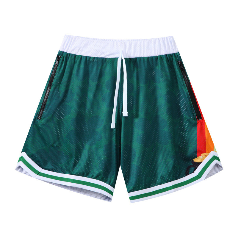 2024 wholesale custom sublimation printing men's gym sports shorts blank mesh fabric breathable club team basketball shorts