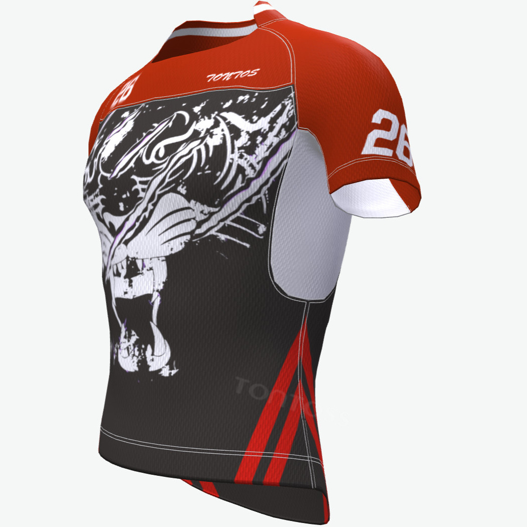 New Look Wholesale Sublimation Rugby Uniform Over Size Custom Rugby Jersey And Shorts Factory Price Rugby Kits Team wear