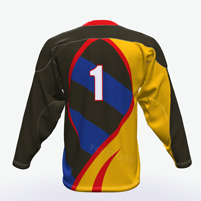 Sublimated European Team Printing Hockey Wear Training Youth College Custom Men Plain Hockey Jerseys