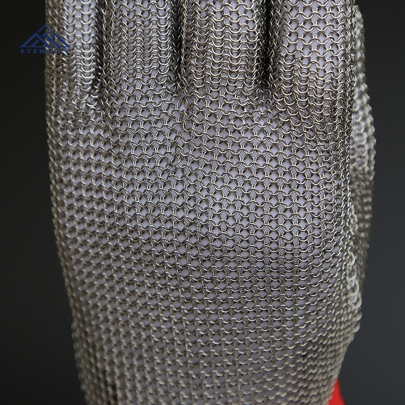 Cheap Price Butcher wire mesh gloves Stainless Steel Cut Resistant Glove Anti Cut Knife Blade Proof Safety Protection Glove