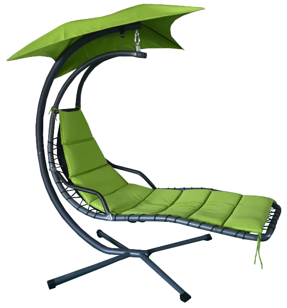 Luxury biservice swing chair swing bed outdoor folding swing rocking chair