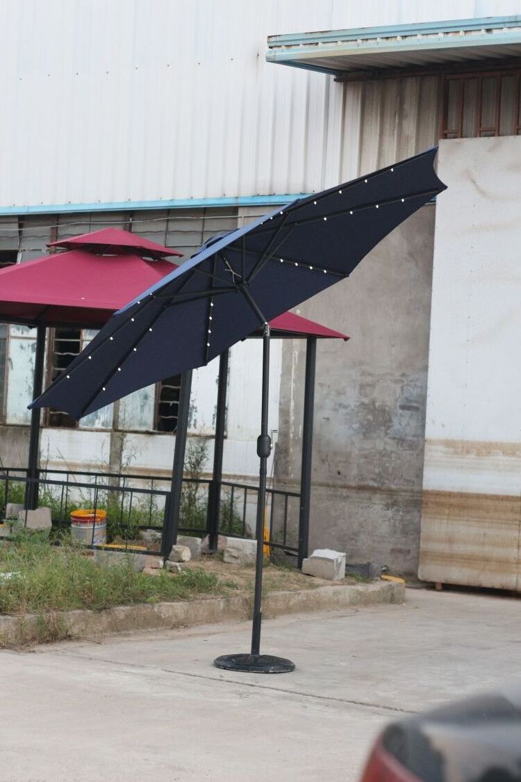 Promotion Garden Led Parasol Patio Solar umbrella