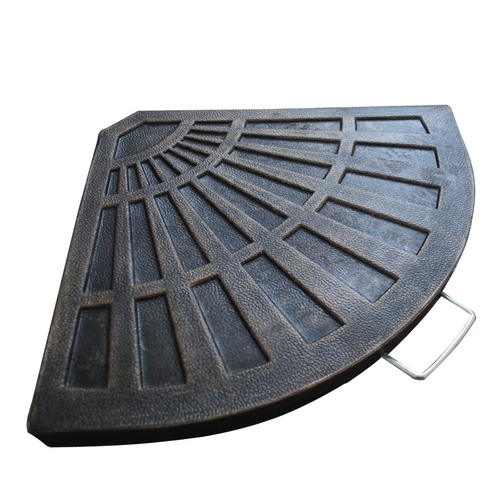 Fan Shape Patio Umbrella Resin Base Stand offset umbrella base