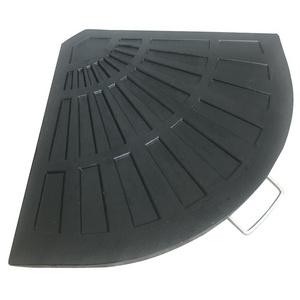 Fan Shape Patio Umbrella Resin Base Stand offset umbrella base