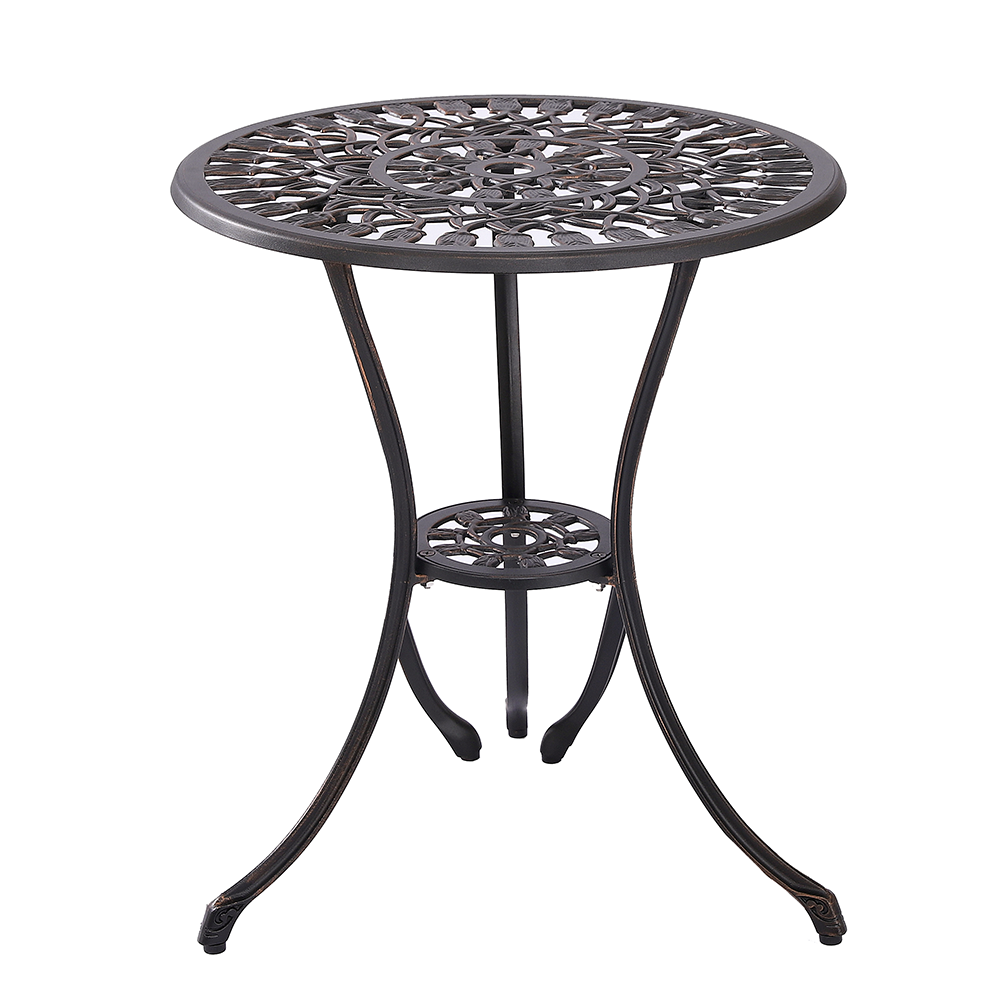 Hotselling cast aluminum furniture patio furniture bistro set