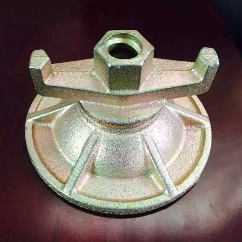 Galvanized casting formwork anchor wing combination nut