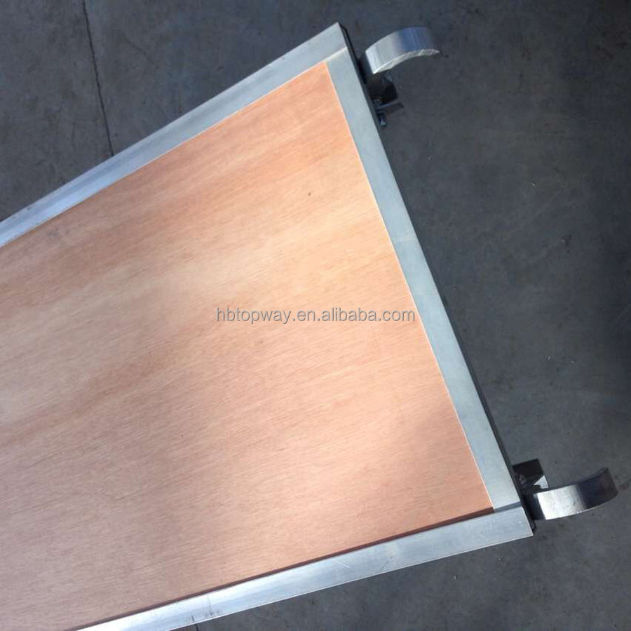 Aluminum Scaffolding wood Plank with Plywood