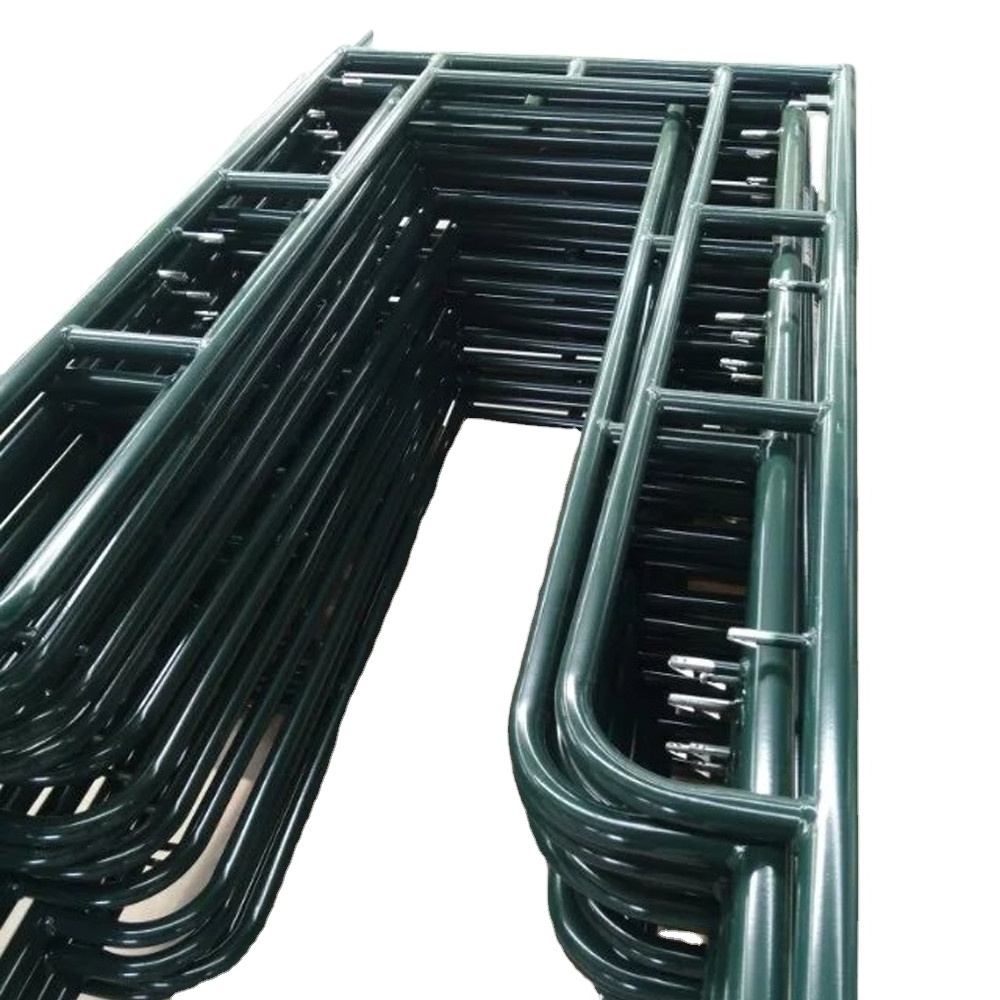 Painted movable scaffolding platform walk through h frame scaffolding