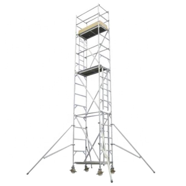 outdoor usage aluminium framework 8m scaffold door frame tower foldable