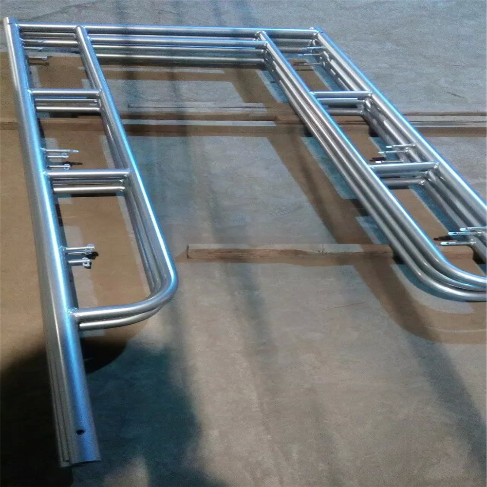 Painted movable scaffolding platform walk through h frame scaffolding