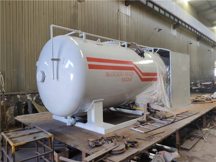 10m3 LPG Filling Station 5tons Cooking Gas Cylinder LPG Skid Station for Nigeria