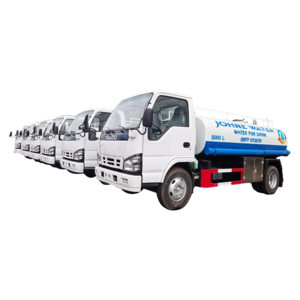 factory sell 5000L ISUZU stainless steel tank truck stainless steel water truck stainless water bowser