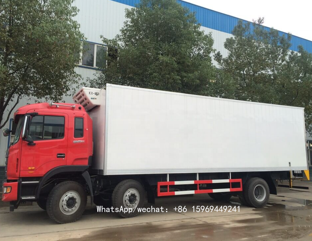 Best Price JAC 6*2 8 Wheel Freezer Truck 15 Ton Refrigerated Van Truck