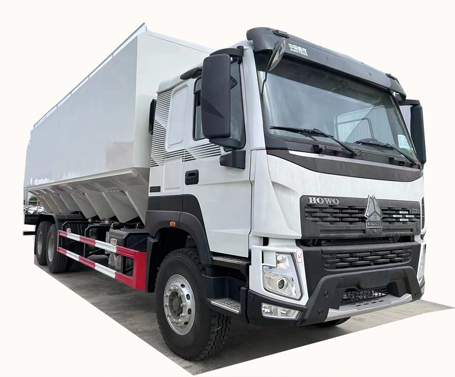 Sinotruk howo 6x4 Animal Farm Bulk Feed Delivery Truck 40 Tons Bulk Feed Truck