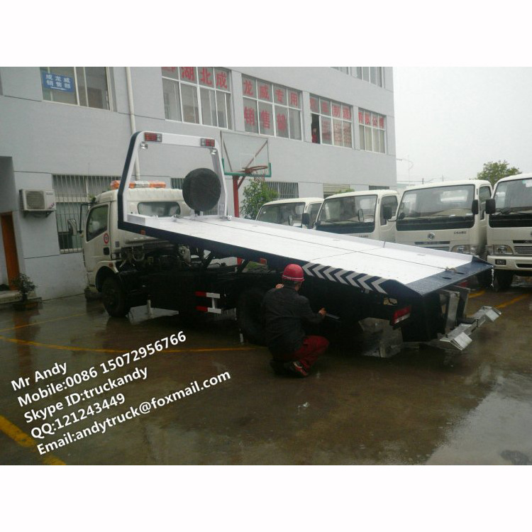 Flat wrecker bed,wrecker body for sale