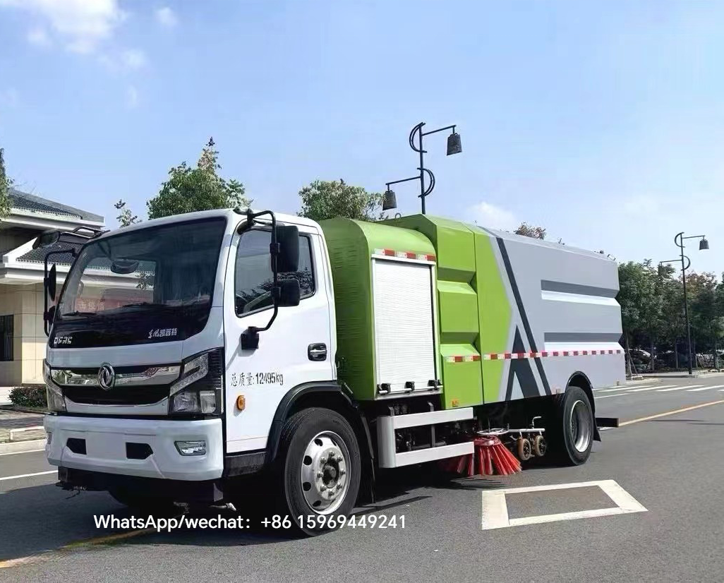 Factory Supply Dongfeng Pure Electric Washing and Sweeping Integrated Vehicle