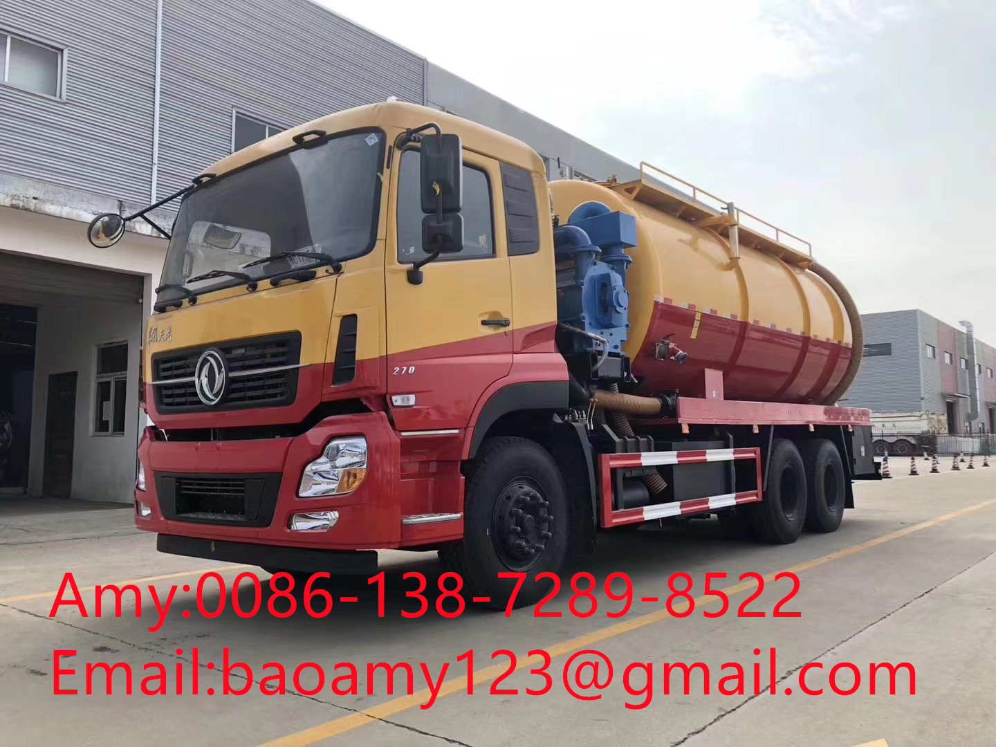 2023 new Dongfeng  septic tank vacuum sewage suction truck for sale