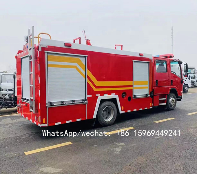 Factory Directly Sale 4*2 ISUZU Fire Fighting Truck,3.5 cbm Water Foam Fire Fighting Truck