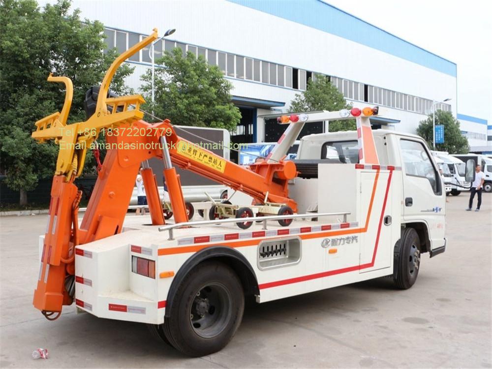 Mini rollback wrecker beds truck rear rotator pickup tow truck for sale