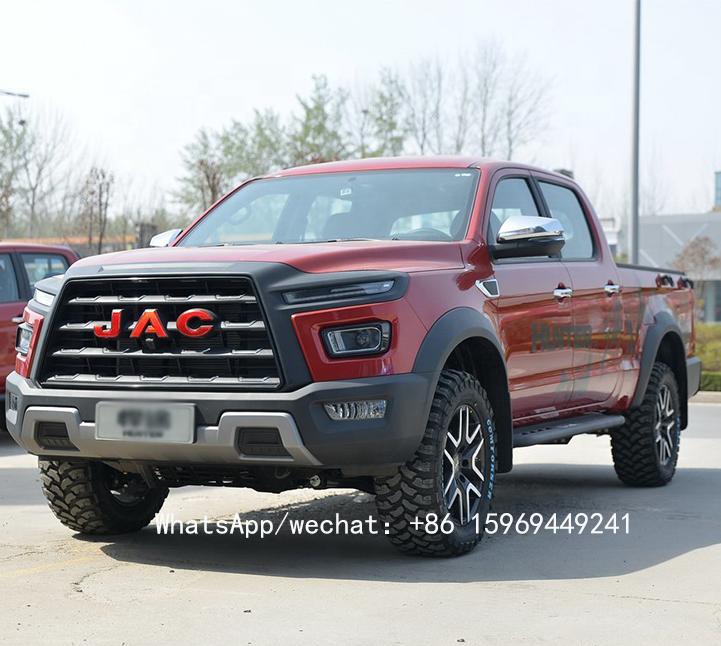 Factory Price JAC Diesel Off-Road Pickup Truck 150 hp 4x4 Double Row Pickup Truck