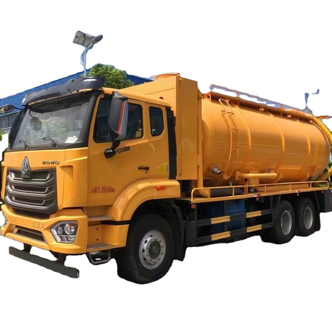 High quality mobile sewage suction truck vacuum tank sludge sewage suction truck for sale