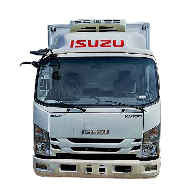 Best-selling  Excellent Quality White Guoliu Qingling Isuzu KV100 Refrigerator Truck for sale