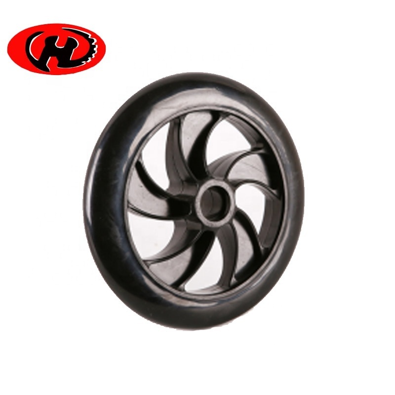 baby carriage stroller wheel 200mm baby cart car wheels 8inches PU  bumper car  roller wheel