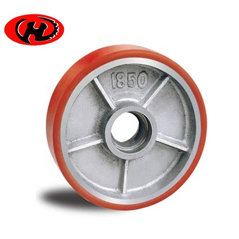 hand pallet truck roller wheels 180x50mm steering roller PU wheel Nylon wheel