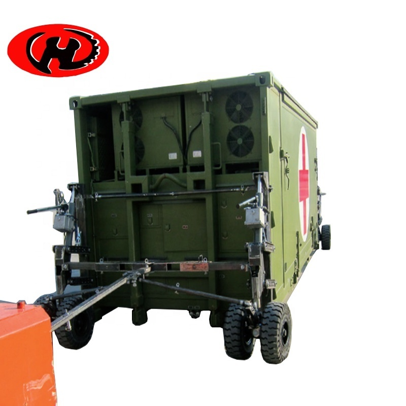 ISO shipping container moving Dolly Casters Wheels with flat free solid rubber  tyre