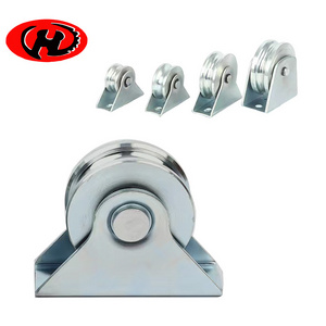 small cheap white zinc galvanized Sliding gate roller wheels