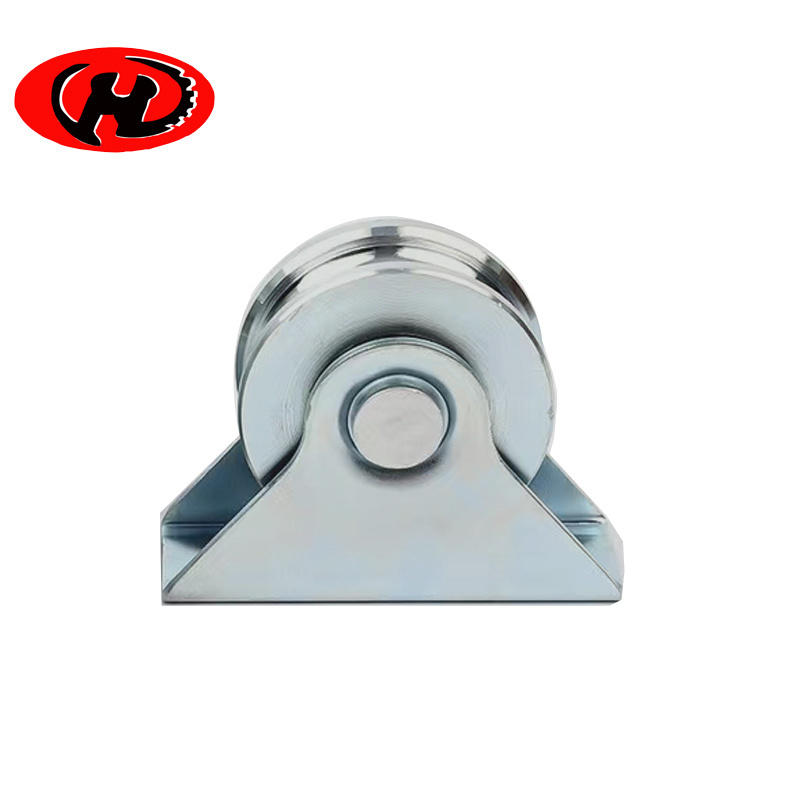 small cheap white zinc galvanized Sliding gate roller wheels