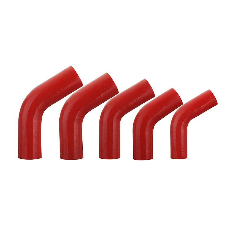 Factory Wholesale Custom Automotive Heat Resistant Elbow Braided Rubber Silicone Hose Radiator Hose Silicone