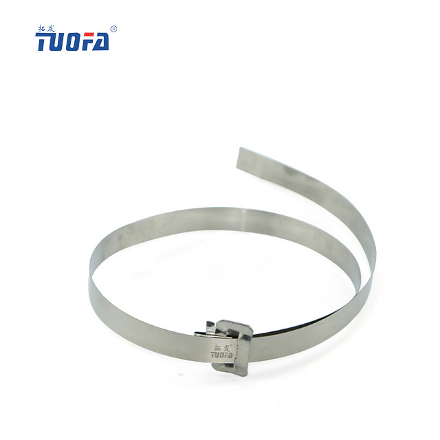 Hebei Stainless Steel Cable Ties bundling wires line galvan fitting hoses retardant Grade 304