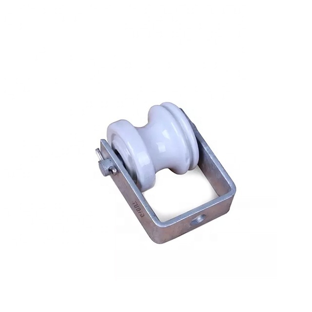 Hot dip galvanized steel bracket D iron insulator