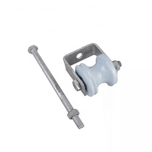 Hot dip galvanized steel bracket D iron insulator