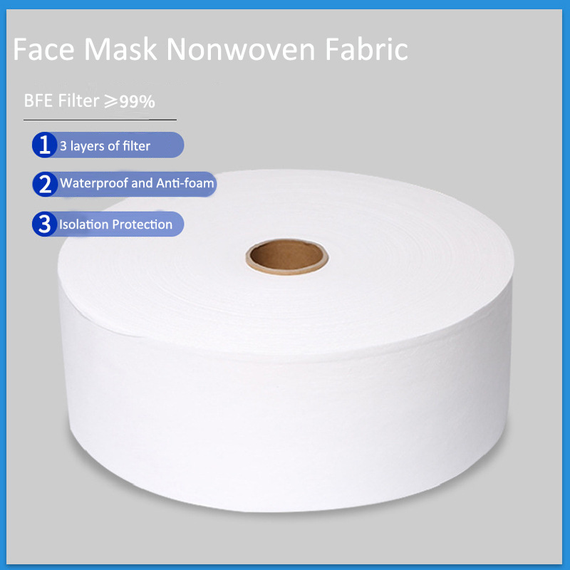 100% polypropylene meltblown non woven cloth melt blown nonwoven fabric factory suppliers wholesale for N95 N99 face filter