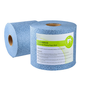 Machine disposable oil absorbing non woven industrial paper rolls big heavy duty cleaning wipes