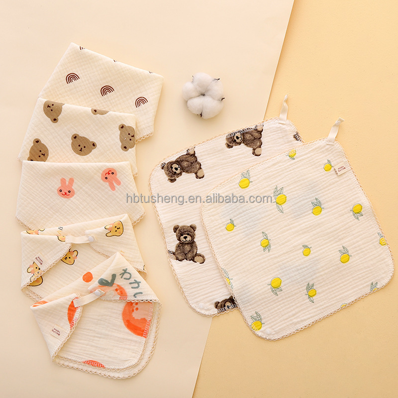 low price design competitive golden supplier promotional oem china wholesale bandana cotton muslin baby bib